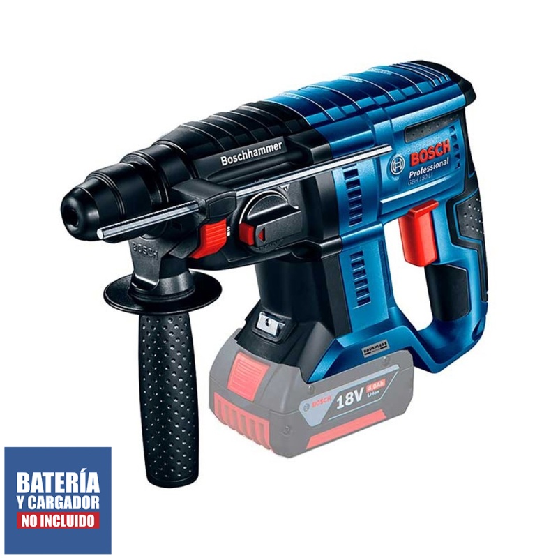 Rotomartillo SDS-Plus Bosch GBH 180-LI 18V Brushless 2J Solo Cuerpo