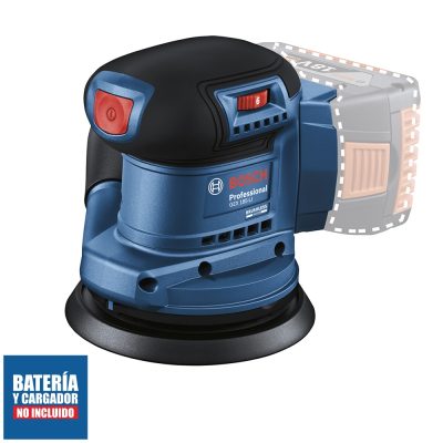 Lijadora Excéntrica Bosch GEX 185-LI 5" 18V Brushless (Solo Herramienta)