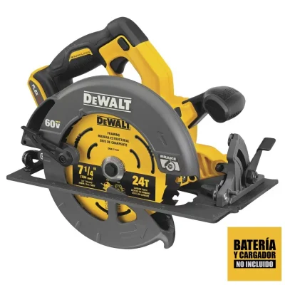 Sierra circular inalámbrica DEWALT DCS578B-B3 FlexVolt 60V de 7 1/4", solo herramienta