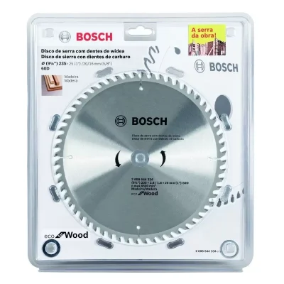 Disco de sierra Bosch Eco 2608.644.331-000 de 7 1/4" con 60 dientes para madera