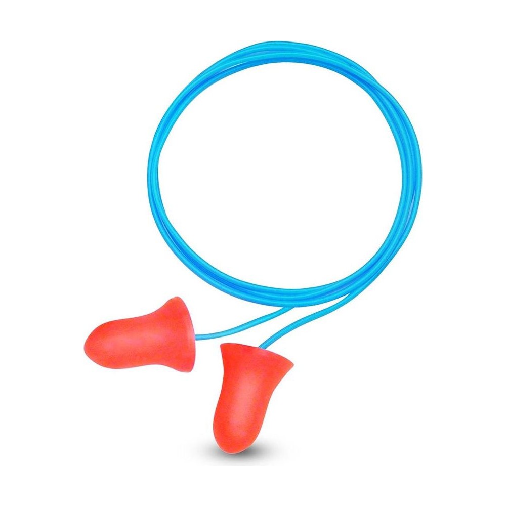 Howard Leight Disposable Soft Polyurethane Foam Corded Ear Plug - NRR 33 (Max-30)