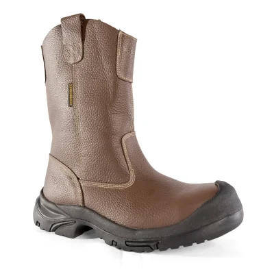 Bota campera de soldador dieléctrica de cuero con puntera composite SANDDER Therion