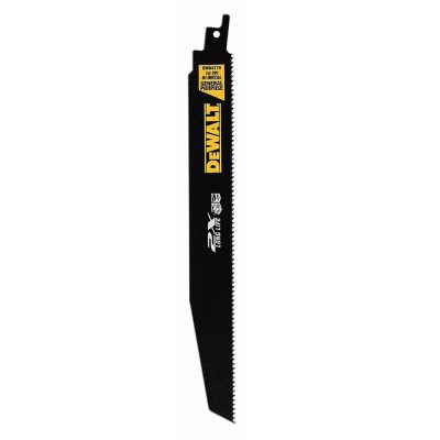 Hojas de Sierra Sable DEWALT DWA4179B de 9" y 10 TPI Bimetálicas — Pack Industrial de 100 Unidades