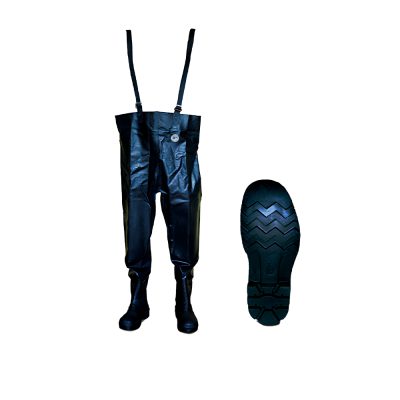Bota pantalón de PVC con punta de acero y suspensores ajustables SEGUSA