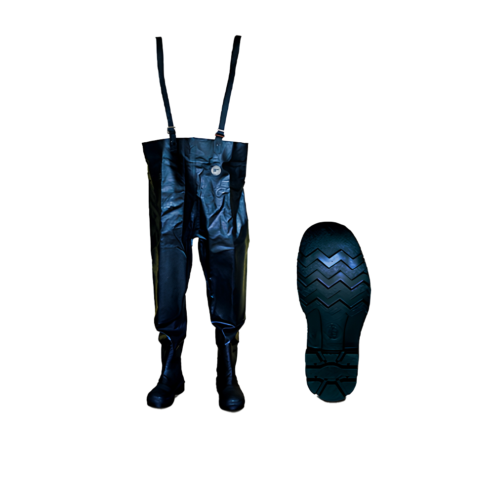Bota pantalón de PVC con punta de acero y suspensores ajustables SEGUSA