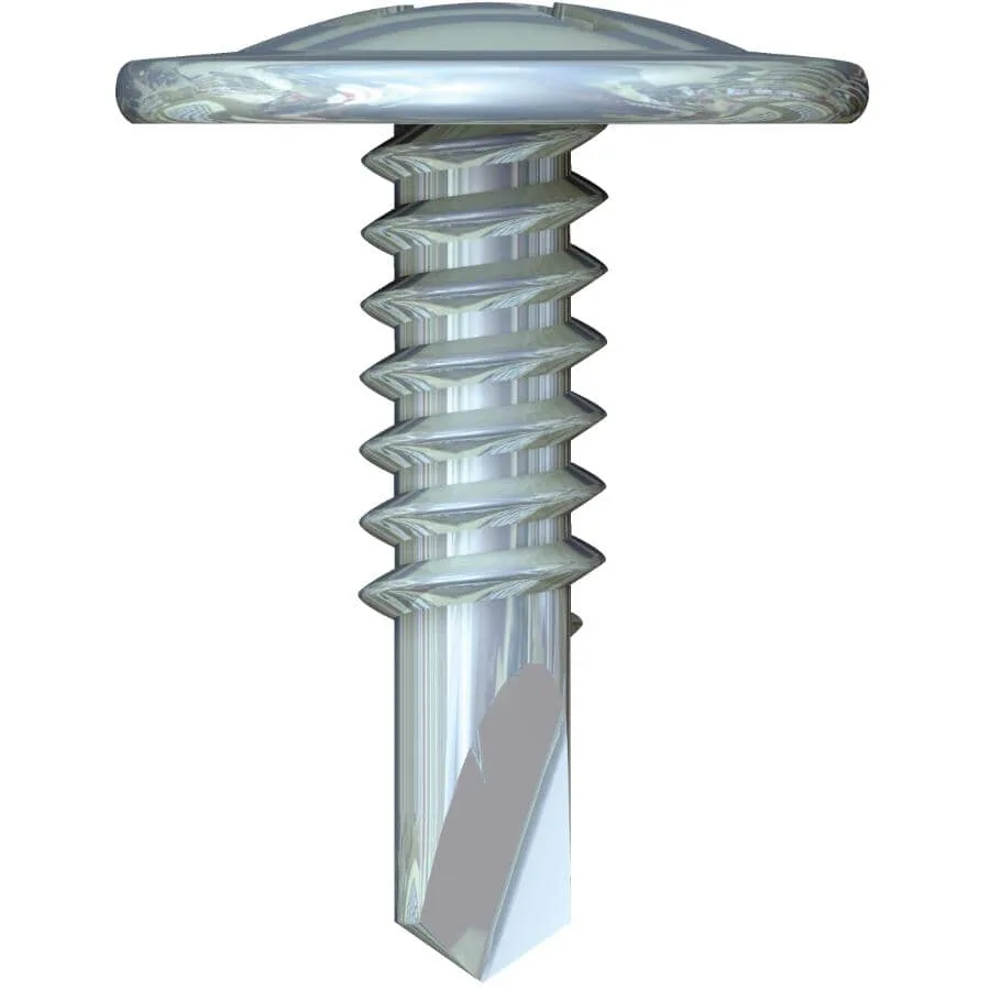 Tornillo Autoperforante Punta Broca Wafer #8 x 3/4"