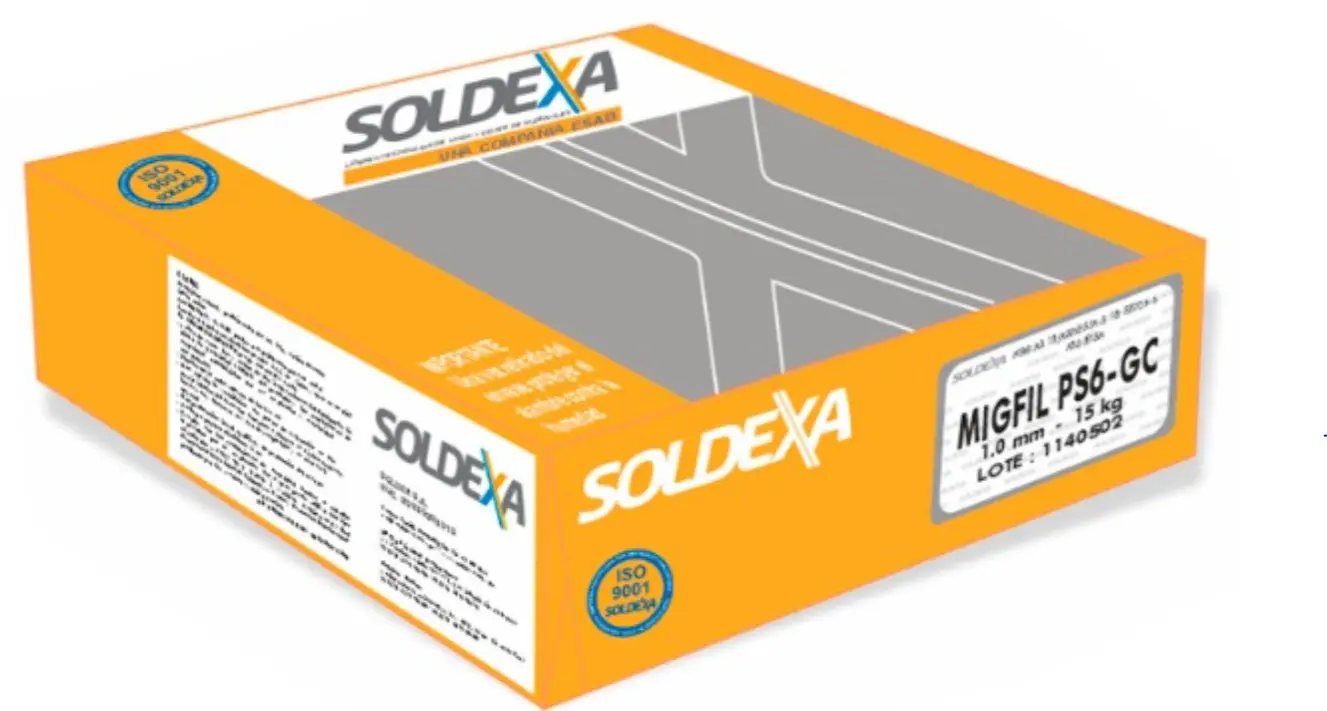 Alambre MIG Soldexa Migfil PS6-GC 1.0 mm x 15 Kg