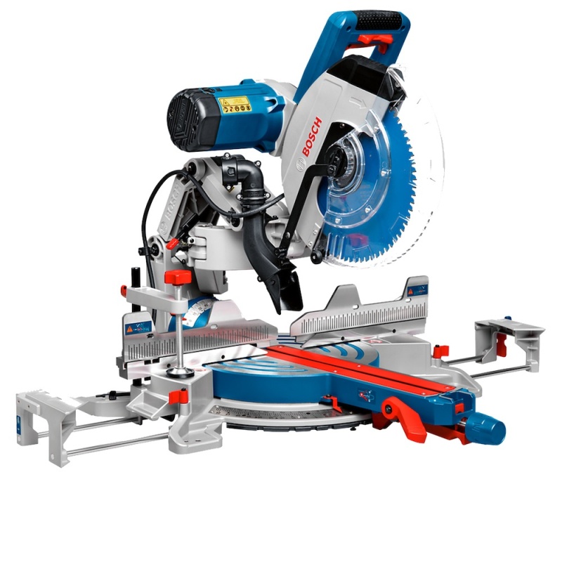 Sierra Ingletadora Telescópica Bosch GCM 12 GDL — 12" (305 mm), 1800 W con Doble Láser