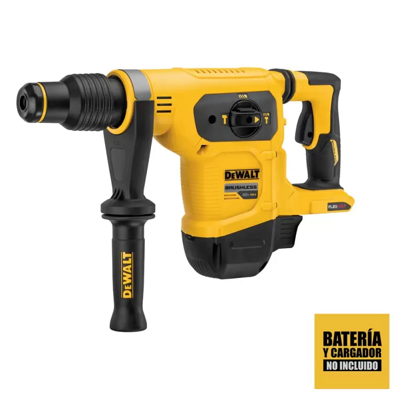 Rotomartillo DEWALT DCH481B SDS Max 60V FlexVolt XR, 6,1 J con E-CLUTCH y control de vibración, solo herramienta